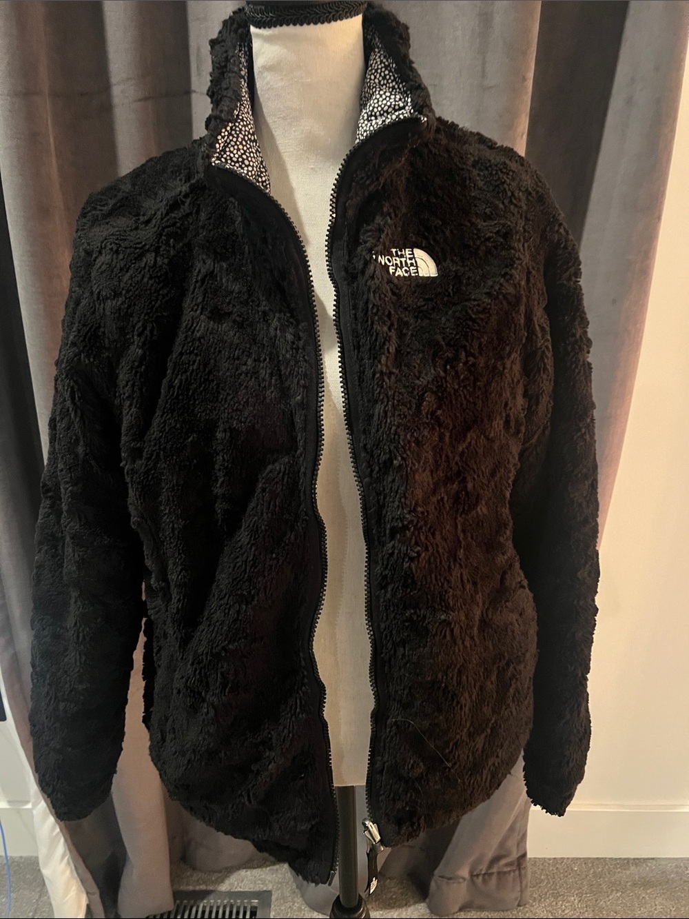 The North Face Black Teddy Fleece Jacket for Kids